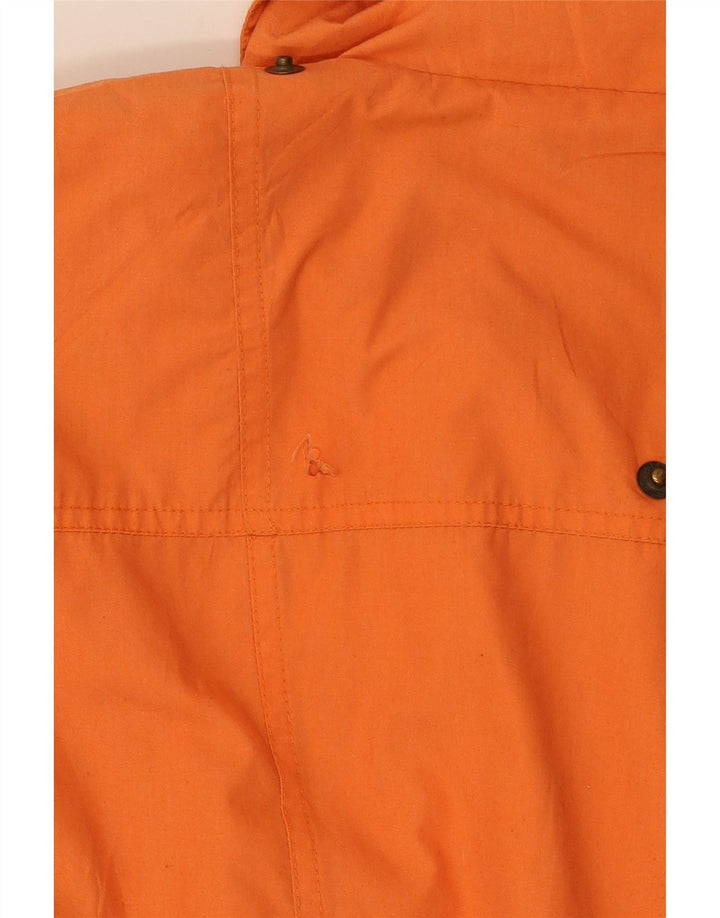 Jaqueta utilitária masculina de grandes dimensões St John's Bay UK 44 2XL poliéster laranja