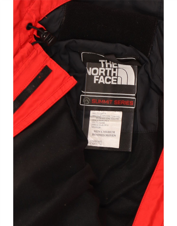 Jaqueta corta-vento masculina com capuz THE NORTH FACE UK 38 Medium Red Colourblock