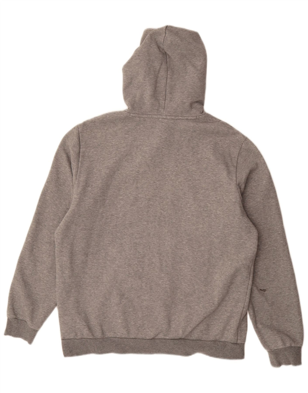 Suéter com capuz gráfico masculino Puma grande algodão cinza