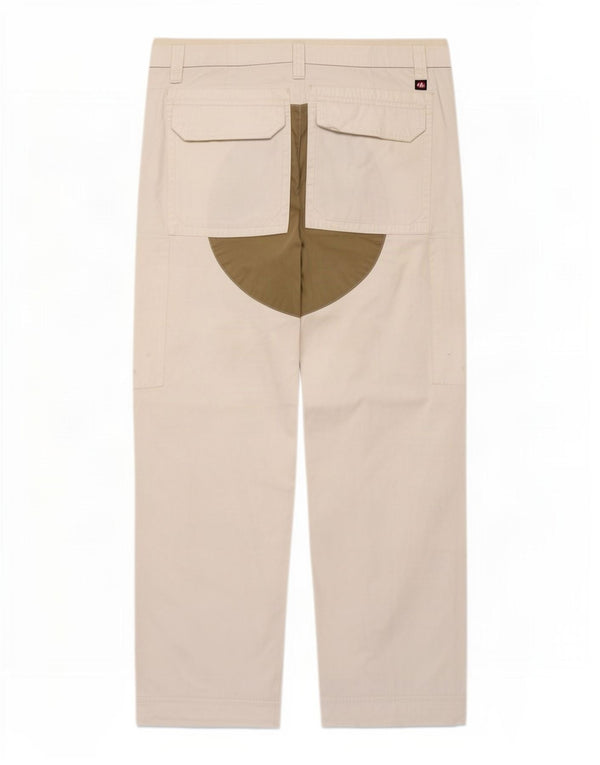 Calça cargo reta masculina Murphy & Nye W38 L30 algodão colorblock branco