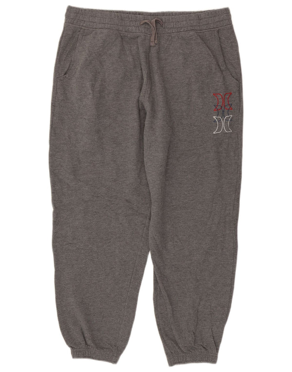 Hurley Mens Graphic Tracksuit Calças Joggers XL Cinza