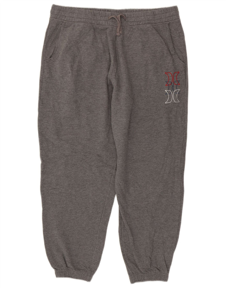 Hurley Mens Graphic Tracksuit Calças Joggers XL Cinza