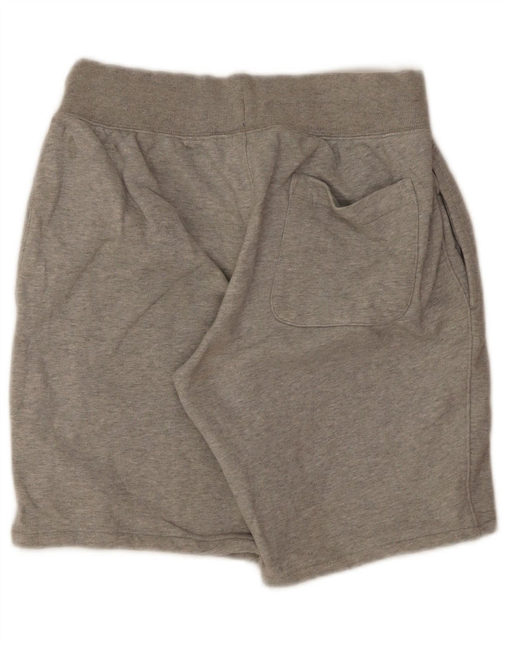 Shorts esportivo masculino Champion Reverse Weave grande algodão cinza