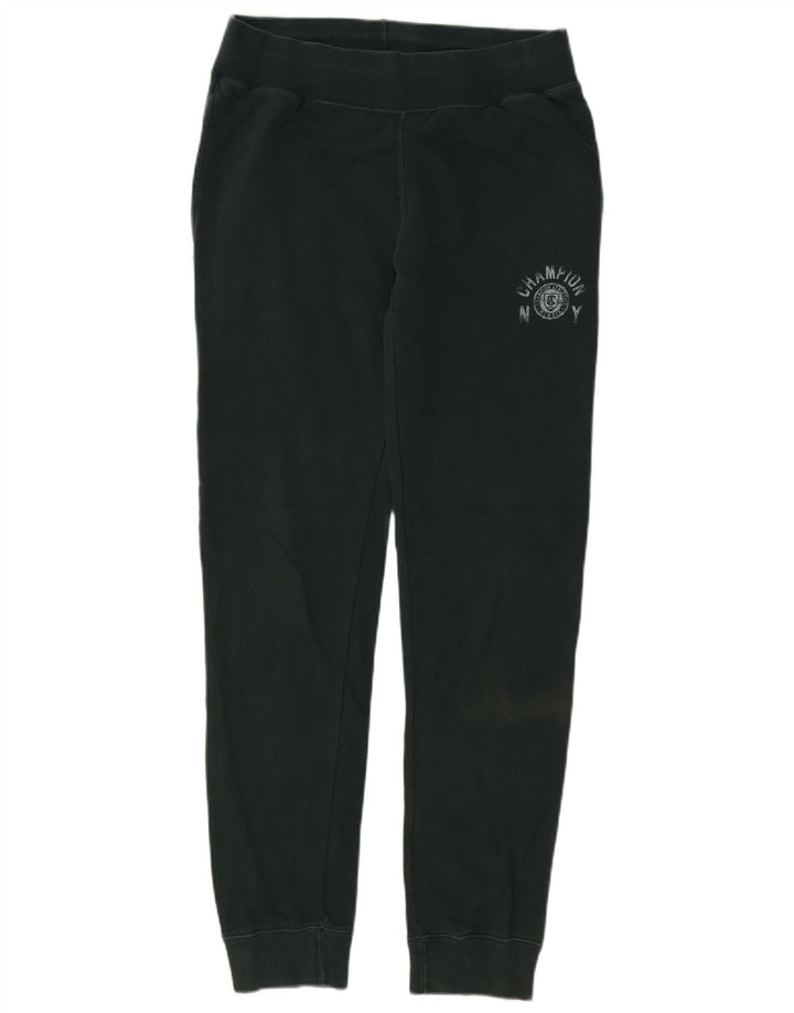 CHAMPION Calça de treino masculina gráfica joggers pequena verde