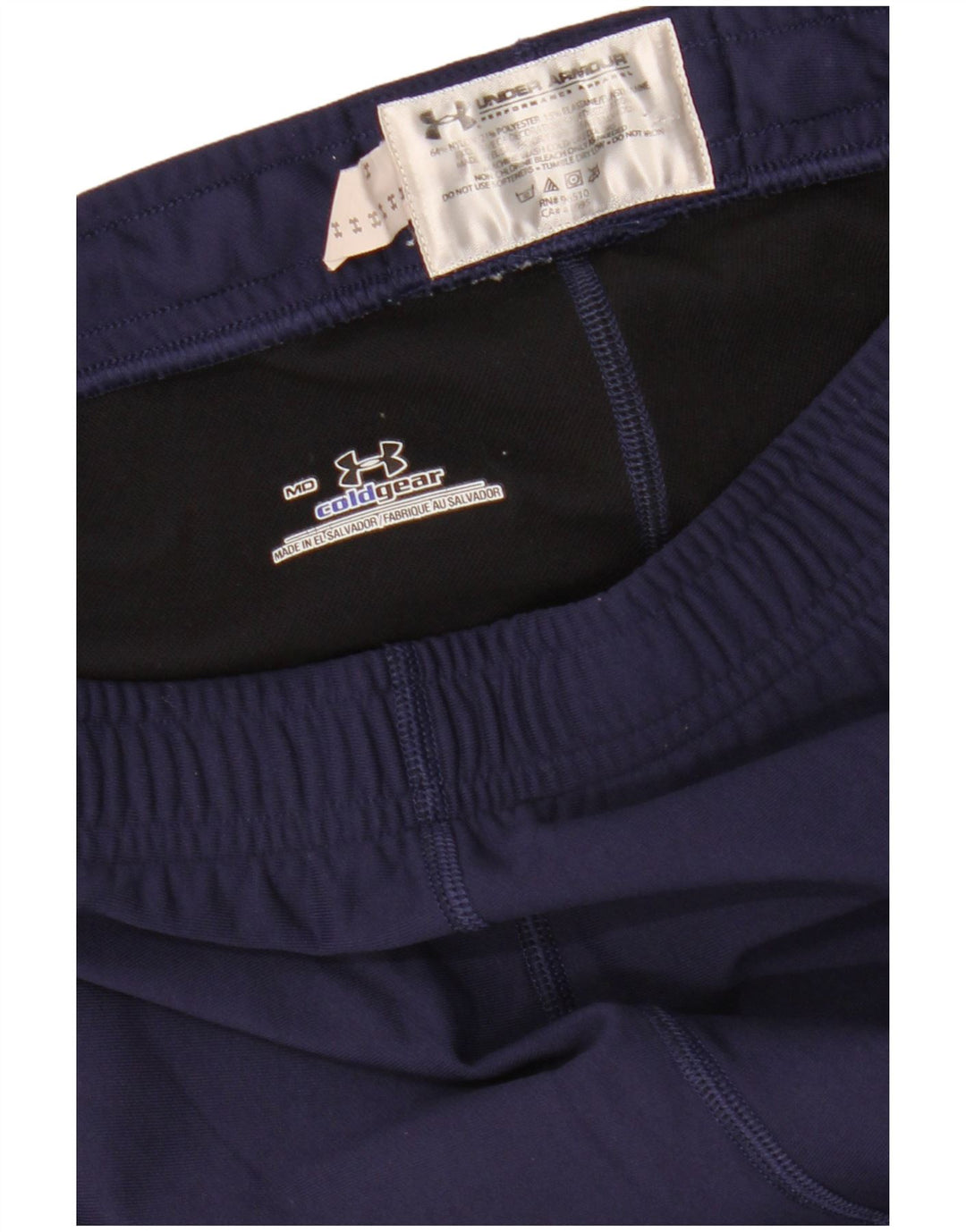 Leggings femininos UNDER ARMOUR Cold Gear Reino Unido 12 médio azul marinho