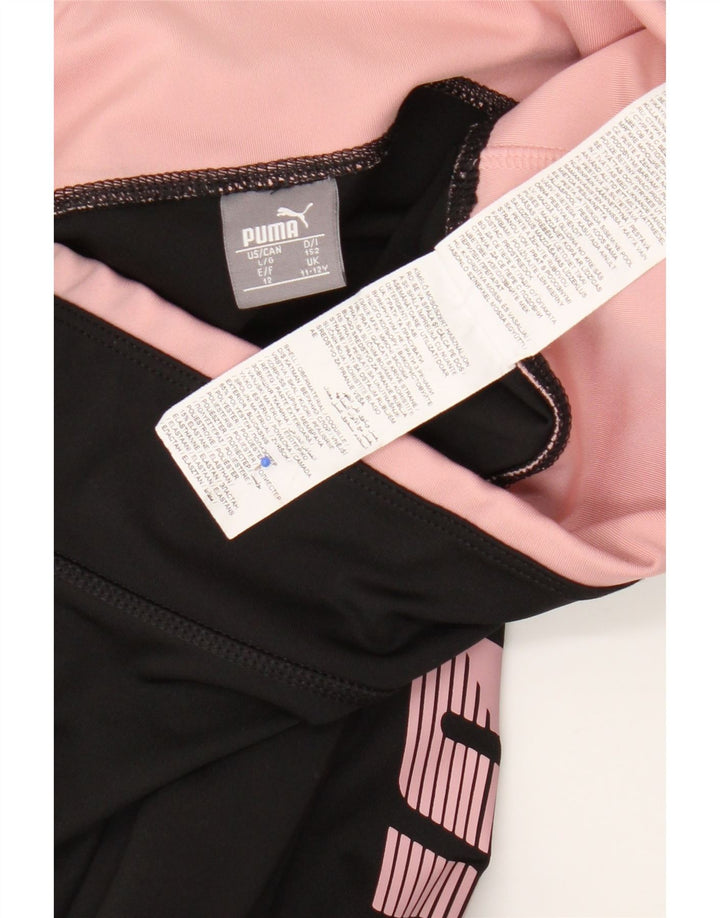 Leggings Puma Menina Graphic 11-12 Anos Preto Poliéster