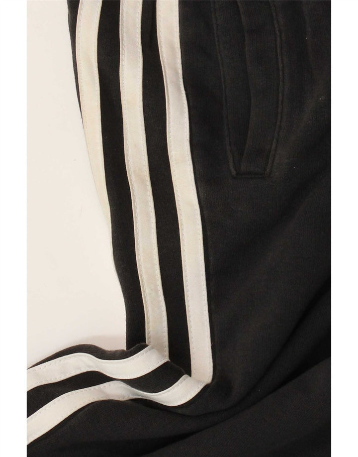 Adidas Mens Treino Calças Joggers Pequeno Algodão Preto