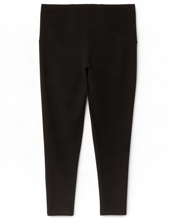 Leggings cropped feminino Marks & Spencer Reino Unido 16 grande viscose preta