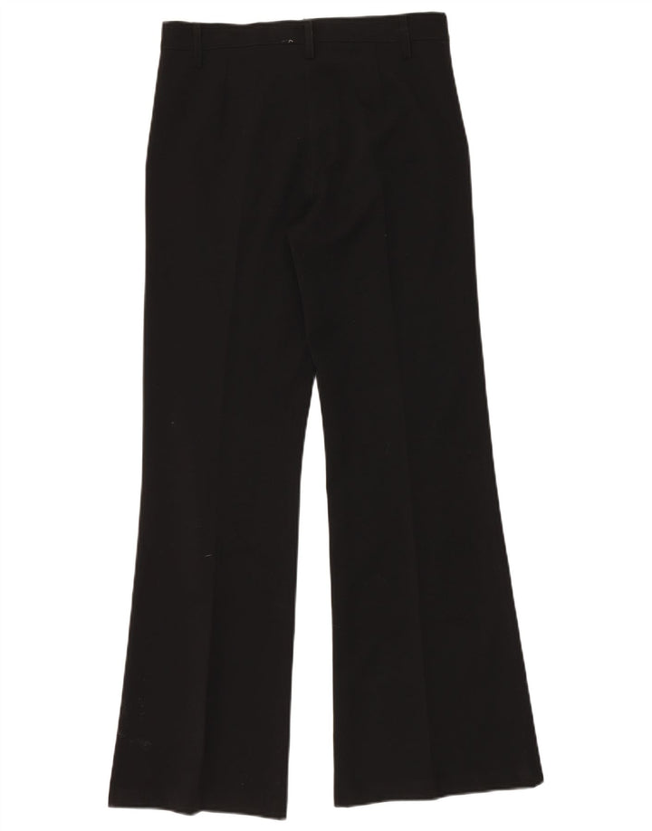 Calça Chino Feminina VINTAGE Bootcut Médio W30 L32 Poliéster Preto