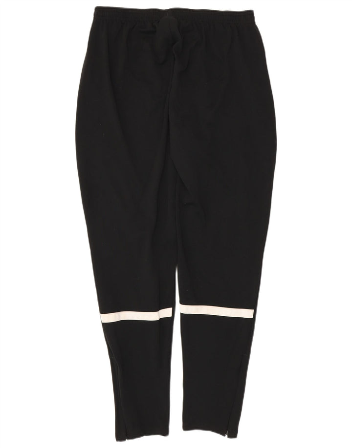 Calça de treino masculina NIKE Dri Fit médio preto colorblock poliéster