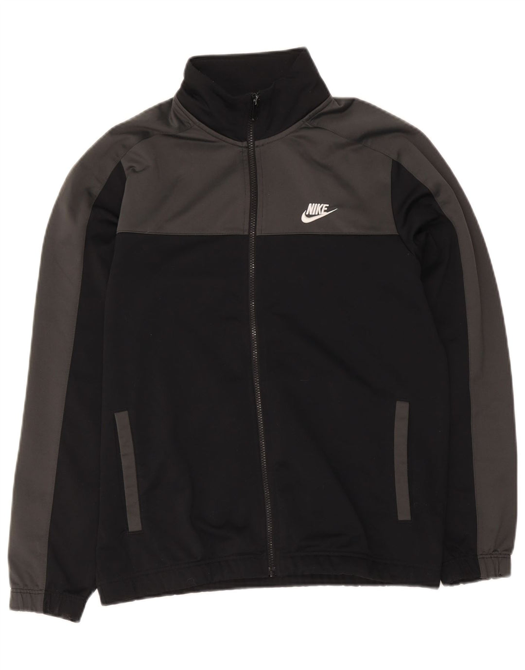 Nike Mens Tracksuit Top Jacket Médio Preto Colorblock