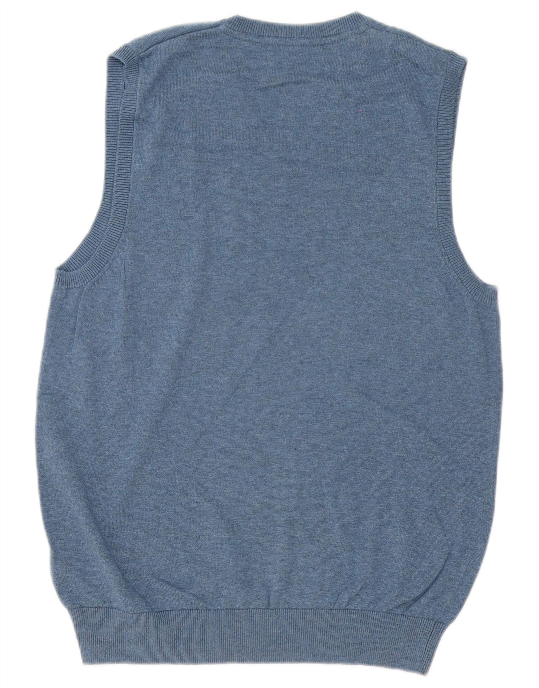 Regata masculina Marks & Spencer com colete de algodão azul médio