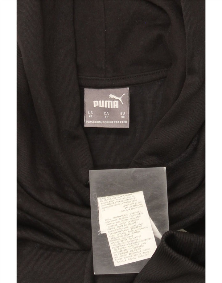 Puma masculino gráfico moletom com capuz XS poliéster preto