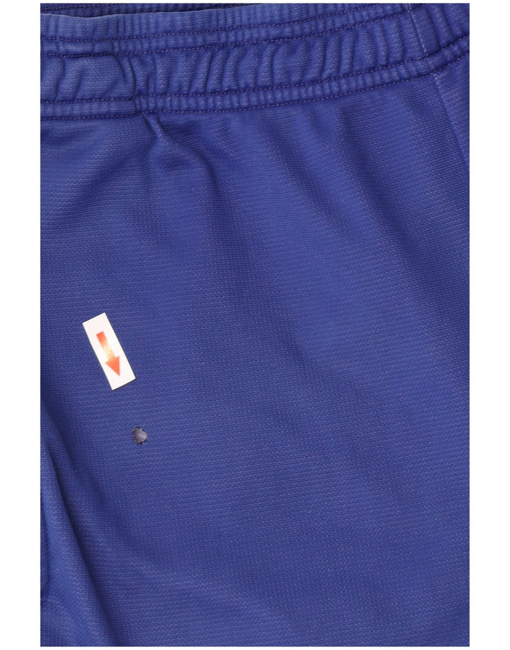 Shorts esportivos gráficos masculinos Adidas médio azul poliamida