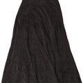 Saia feminina Murek maxi cintura alta em camadas W30 médio preto