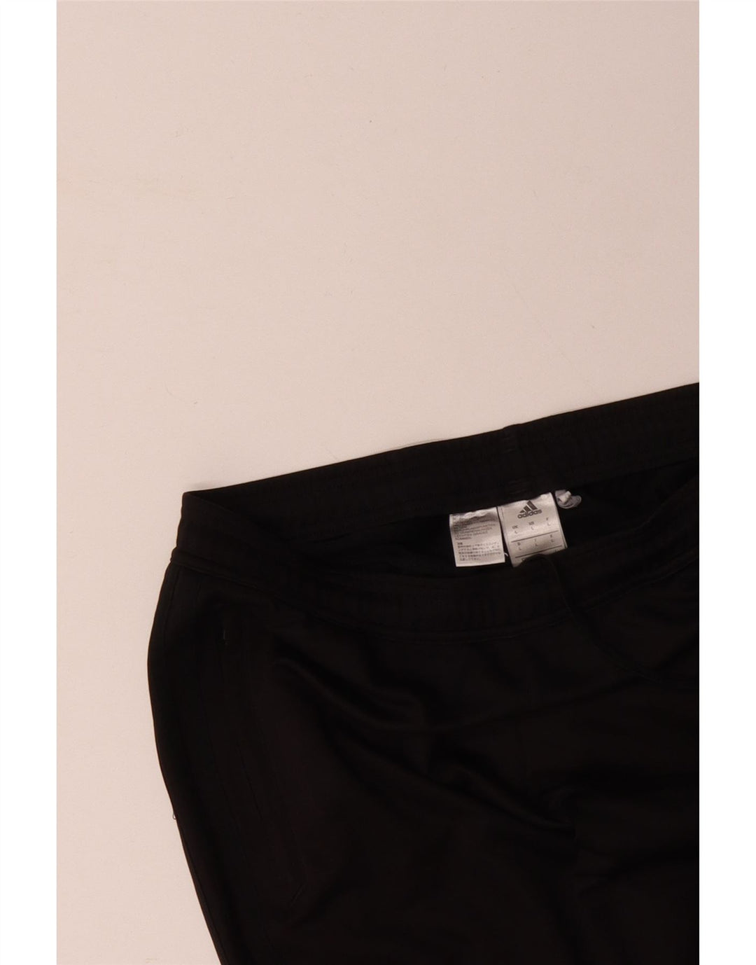 ADIDAS Mens Clima Proof Calças de treino grandes poliéster preto