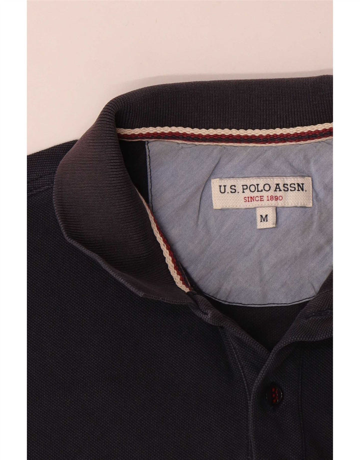 US Polo Assn. Camisa Polo Masculina Média Azul Marinho Algodão
