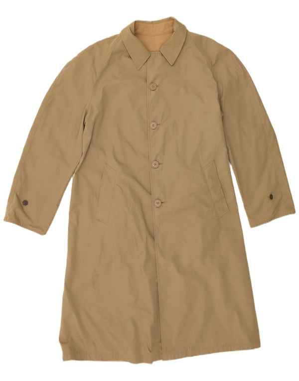 Sobretudo masculino NINO IT 50 grande poliéster marrom