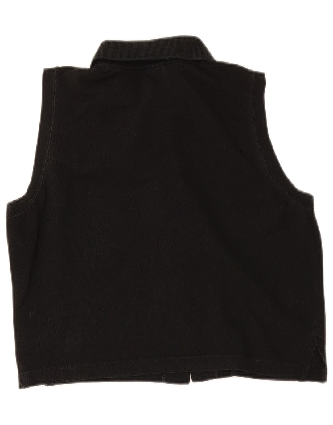 Blusa feminina Lacoste cropped sem mangas tamanho 44 grande preta