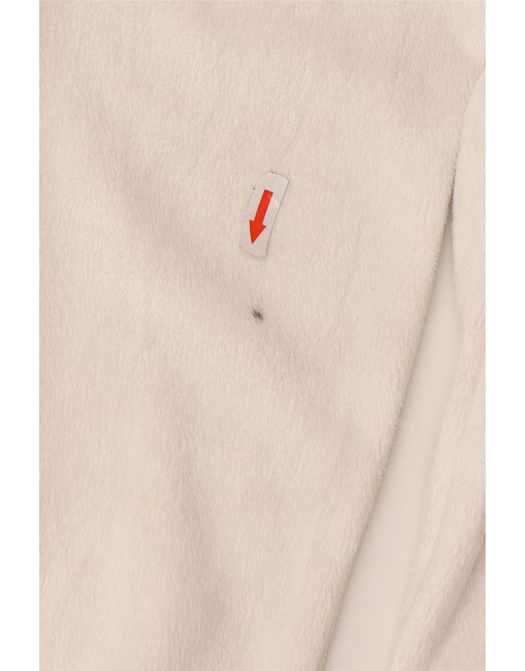 Jaqueta de lã feminina Fila UK 16 grande poliéster colorblock branco