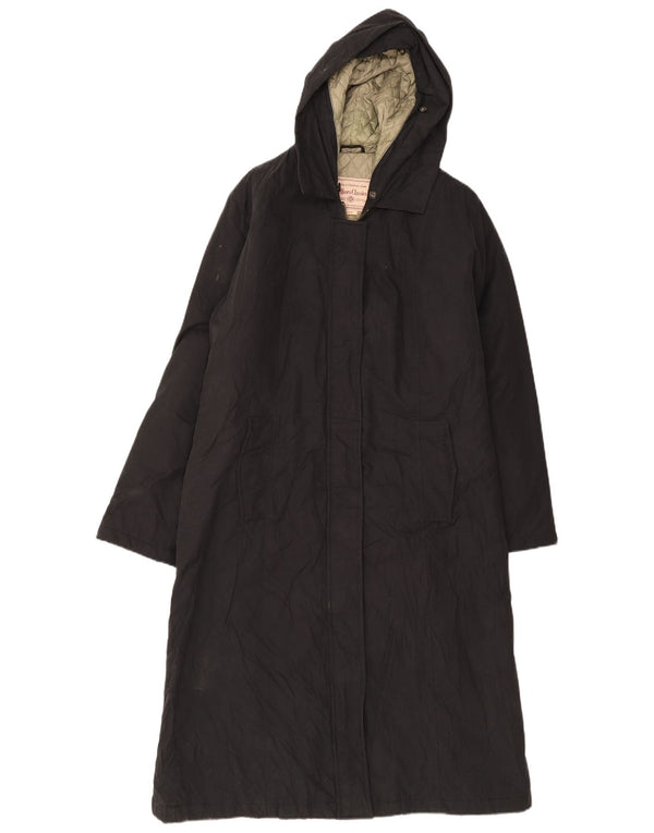 Casaco acolchoado com capuz feminino Marlboro Classics UK 18 XL preto