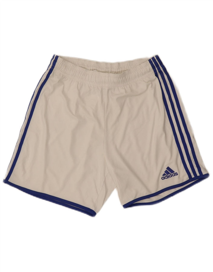 Adidas Masculino Climalite Sport Shorts Médio Branco Poliéster