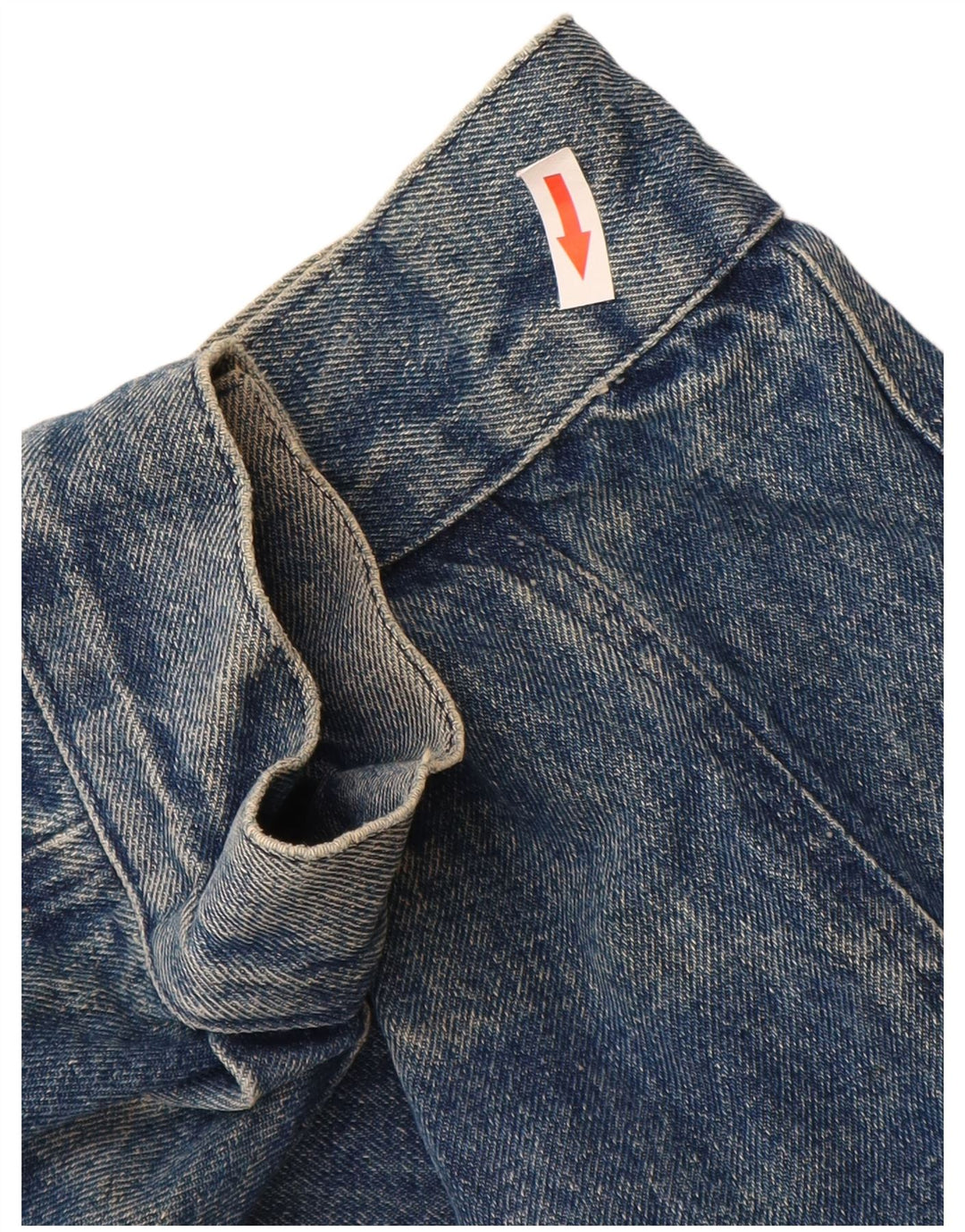 Jaqueta jeans masculina POP 84 UK 42 XL algodão azul