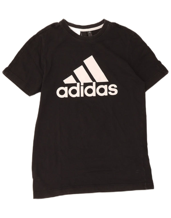 Camiseta Adidas Meninos Graphic Top 14-15 Anos Algodão Preto