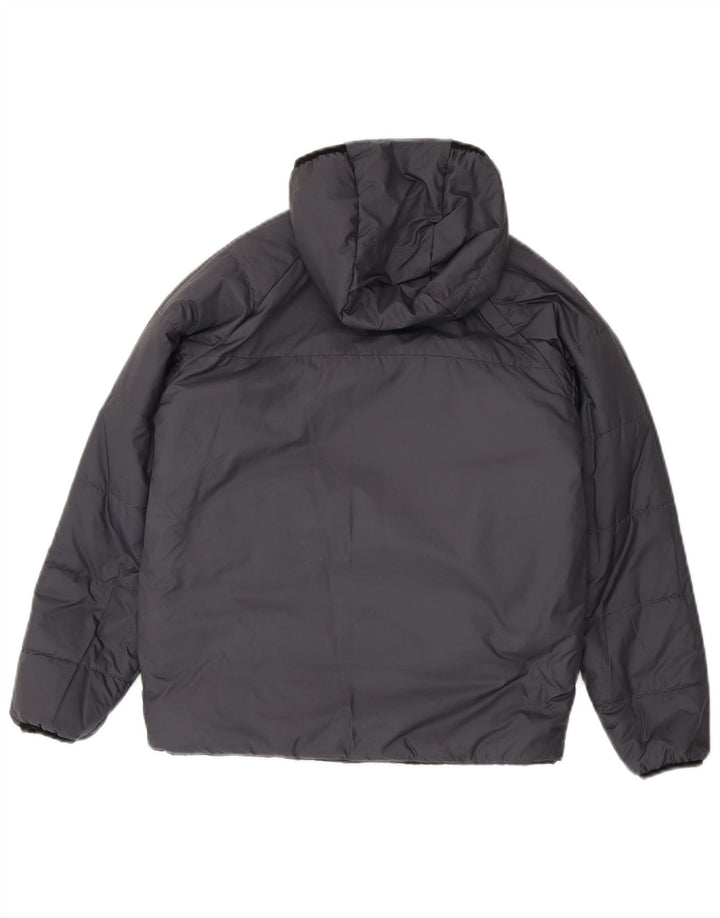 Casaco acolchoado reversível com capuz The North Face Boys 11-12 anos cinzento