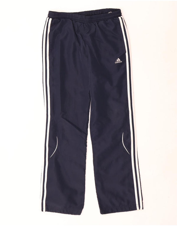 Calças de treino Adidas Boys Climacool 13-14 anos azul marinho Colourblock