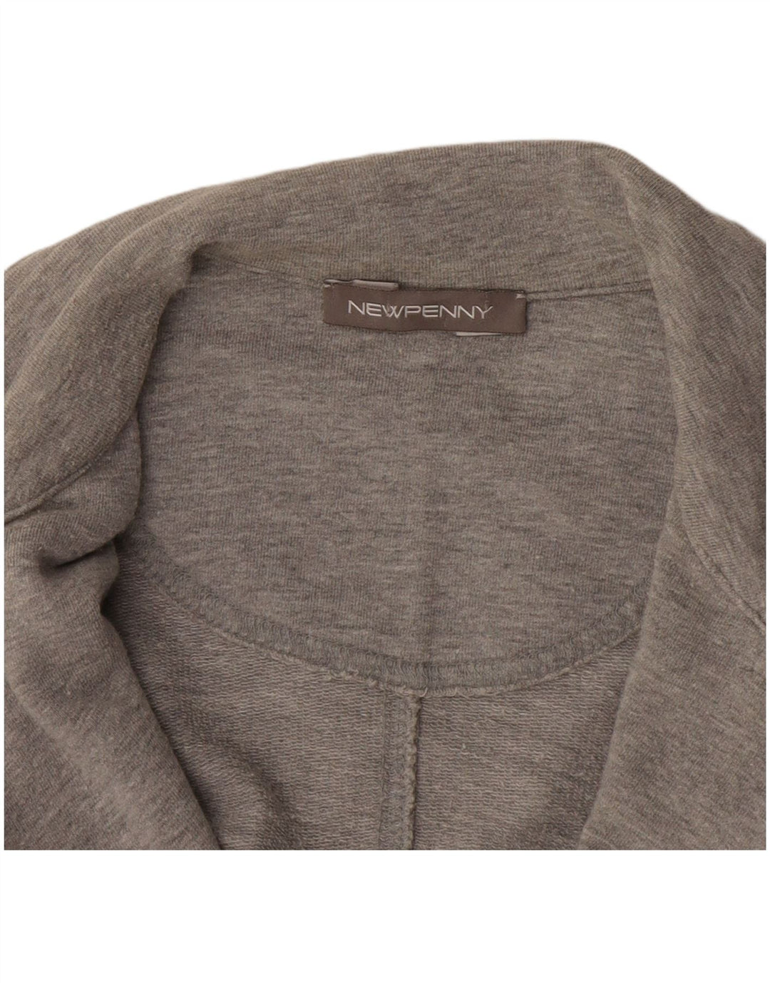 Jaqueta blazer feminina de 2 botões NEW PENNY Reino Unido 10 pequena cinza