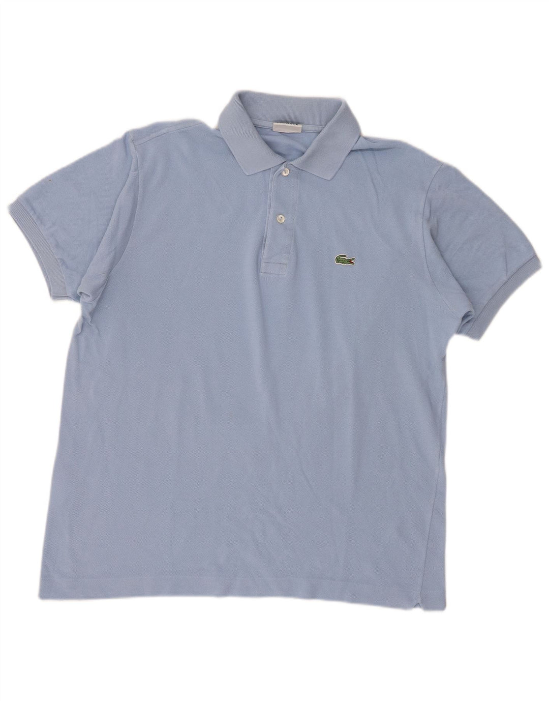 Camisa polo masculina Lacoste tamanho 5 grande algodão azul