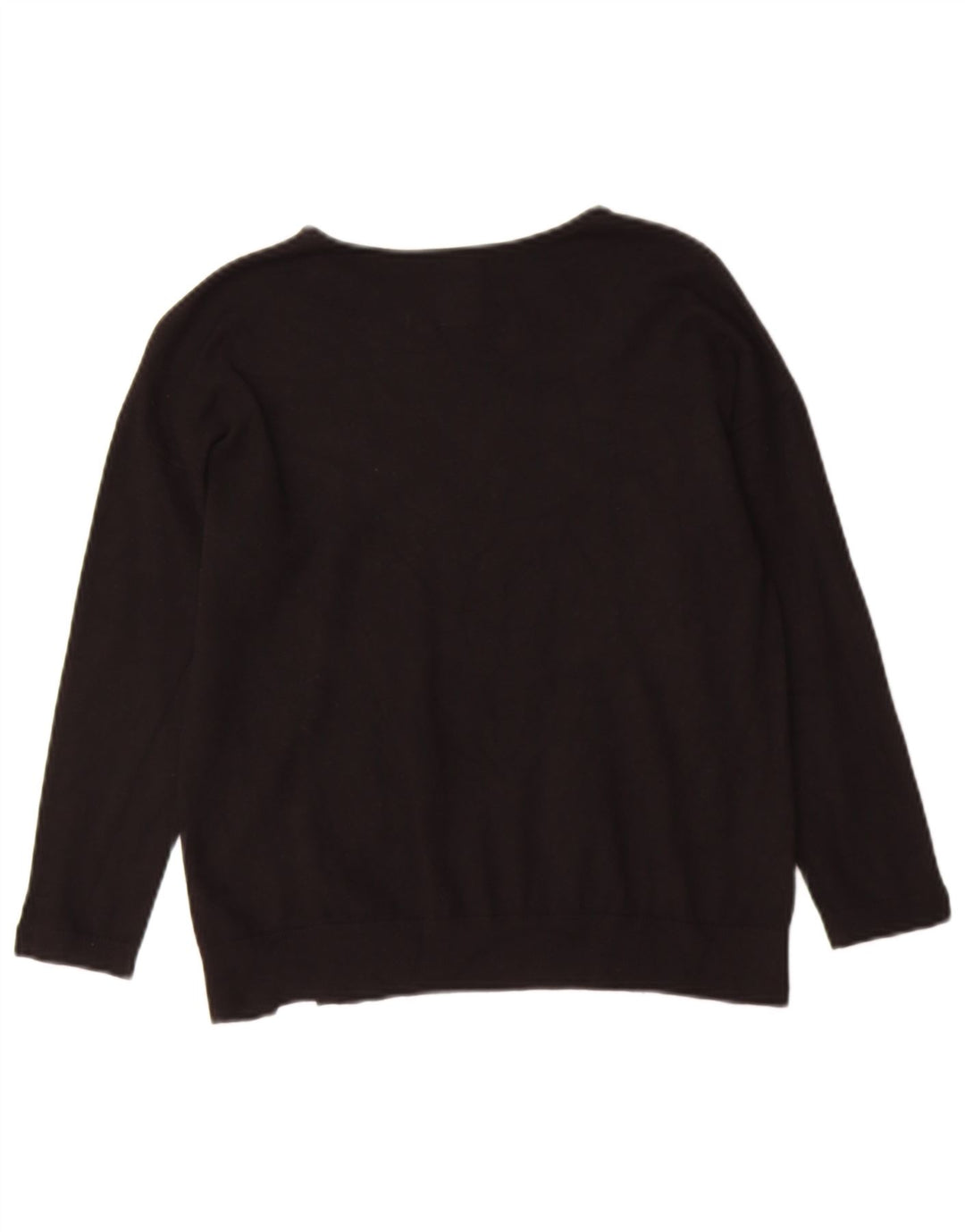 ZARA Suéter feminino com gola canoa 8-9 anos preto