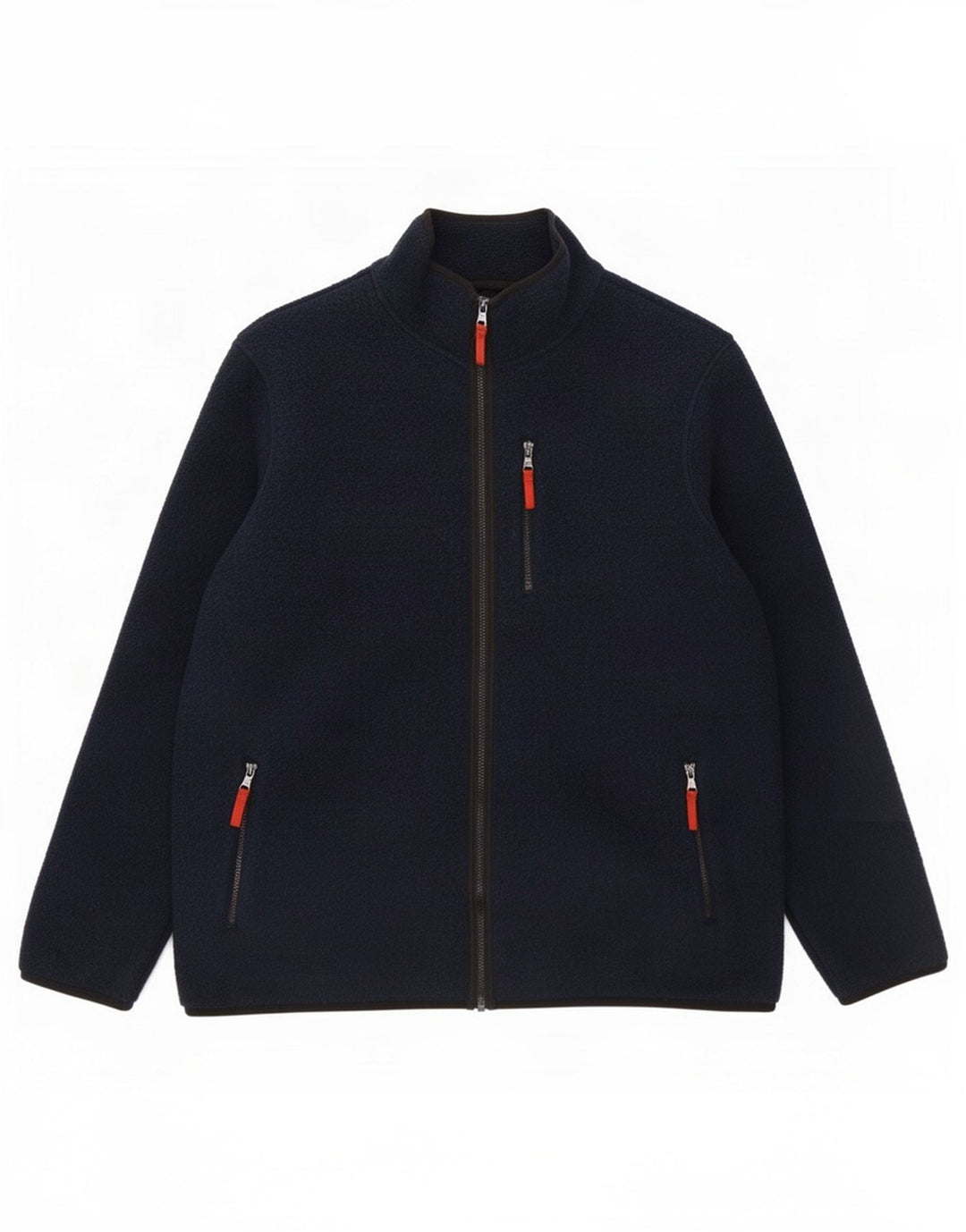 Jaqueta de lã masculina Marks & Spencer UK 46 3XL poliéster azul marinho