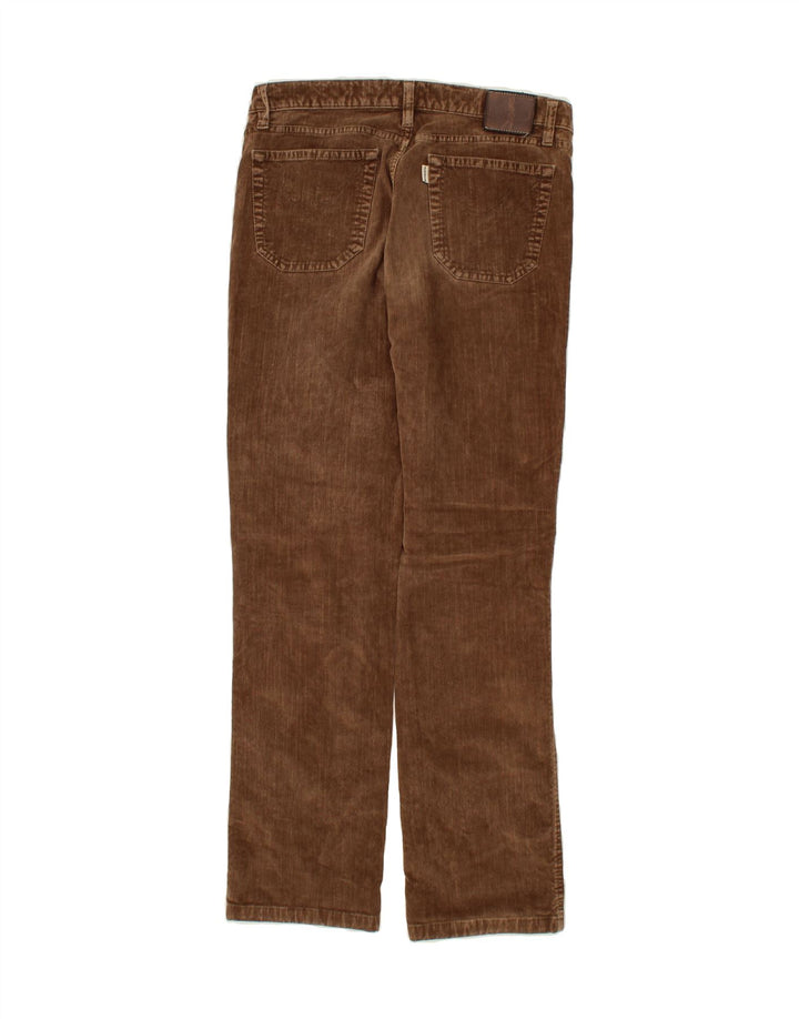 JECKERSON Womens Straight Corduroy Trousers W29 L30 Brown Vintage Jeckerson and Second-Hand Jeckerson from Messina Hembry 