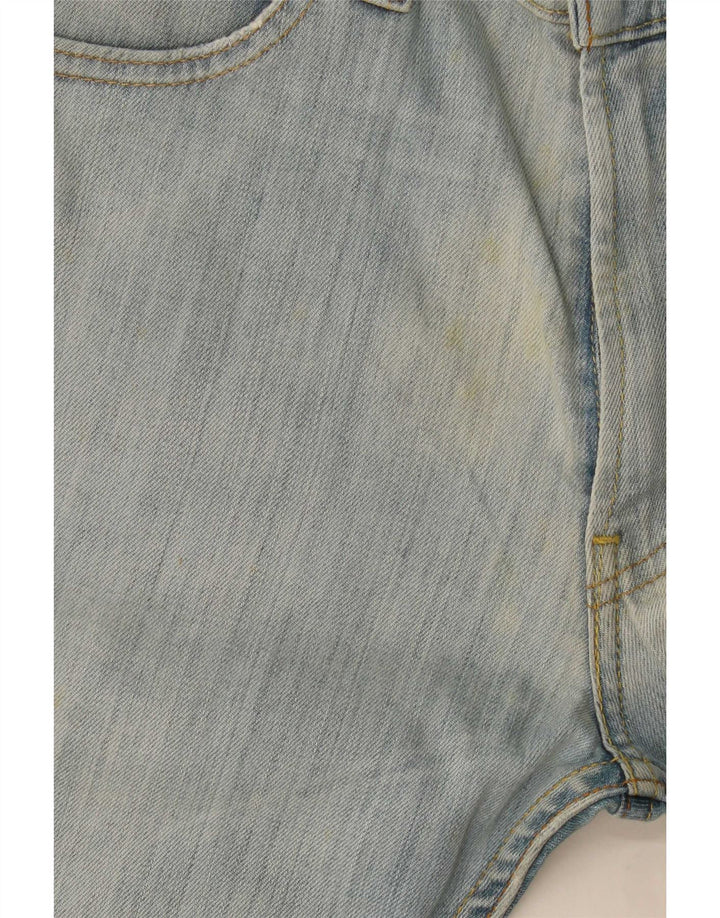 Calça jeans feminina Levi's 506 Straight W34 L32 azul algodão