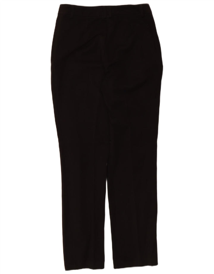 Calça Chino Regular Feminina Marks & Spencer UK 8 Pequena W28 L29 Preta