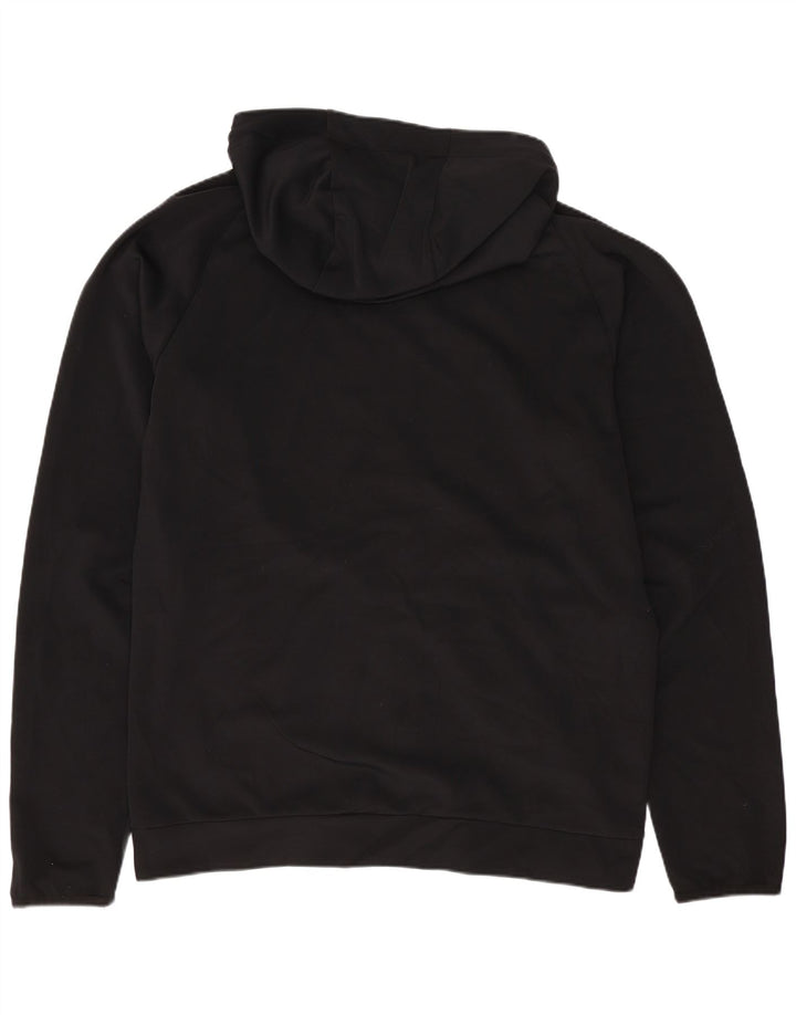 Suéter PUMA masculino com capuz e zíper médio preto