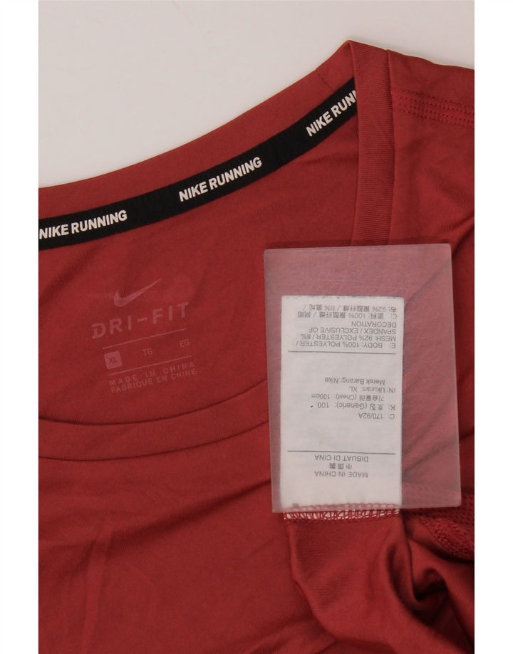 Camiseta Nike Feminina Dri Fit Top UK 18 XL Rosa Poliéster