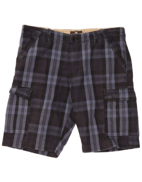 Timberland Mens Cargo Shorts W36 Grande Algodão Azul Marinho