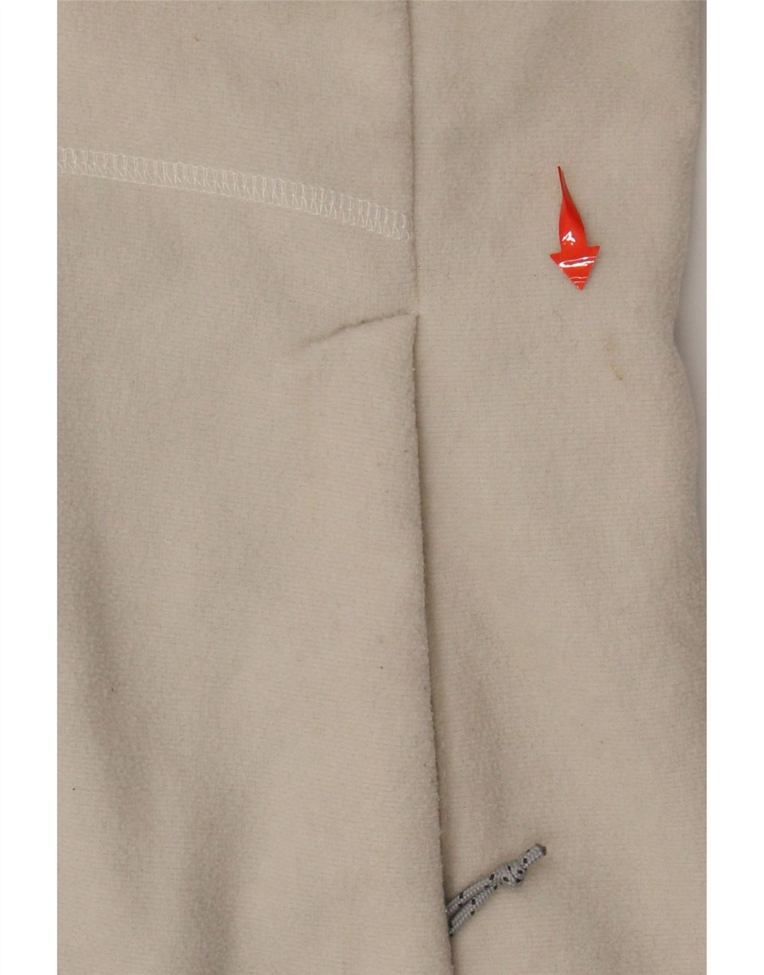 COLUMBIA Womens Interchange Fleece Jacket UK 10 Pequeno Poliéster Branco