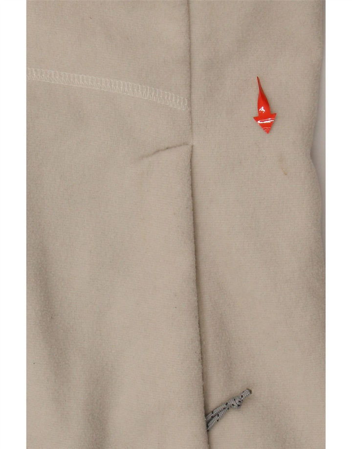 COLUMBIA Womens Interchange Fleece Jacket UK 10 Pequeno Poliéster Branco