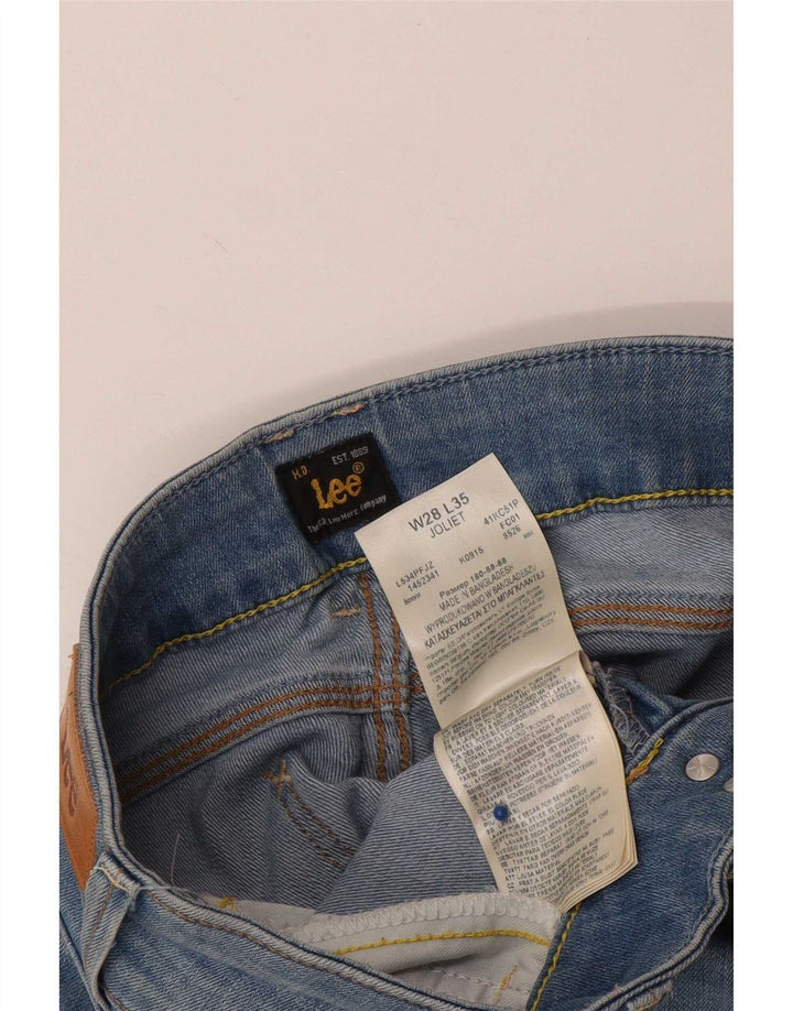 Lee Womens Joliet Bootcut Jeans W28 L27 Azul Algodão