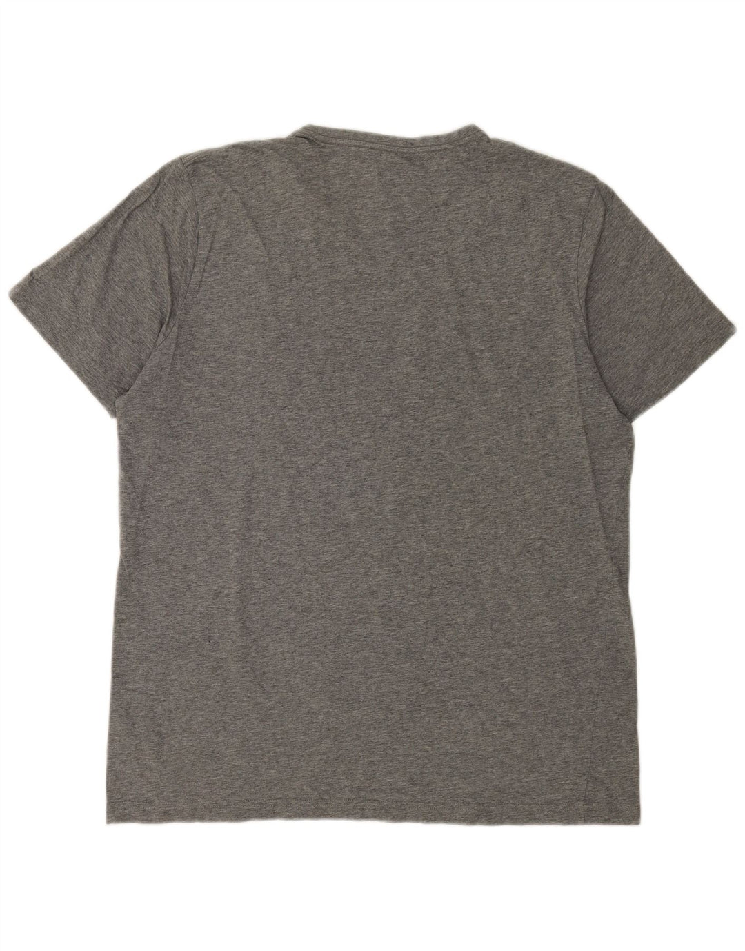 Camiseta masculina Puma Graphic Top grande algodão manchado cinza