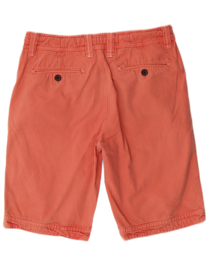 FAT FACE Mens Chino Shorts W32 Médio Algodão Rosa