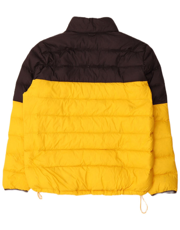Jaqueta acolchoada masculina Jack Wolfskin UK 44/46 XL amarelo colorblock