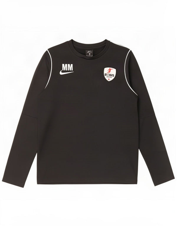 Top Nike Boys Bows Soccer Graphic Manga Comprida 13-14 Anos XL Preto