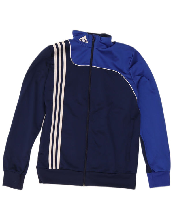 Jaqueta Adidas Meninos Treino Top 15-16 Anos Azul Marinho Colorblock
