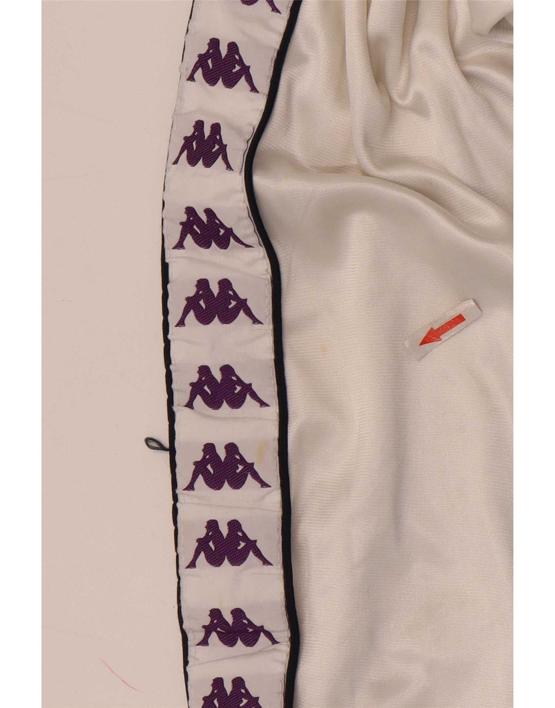 Jaqueta Kappa Boys Graphic Tracksuit 9-10 anos grande bloco colorido branco