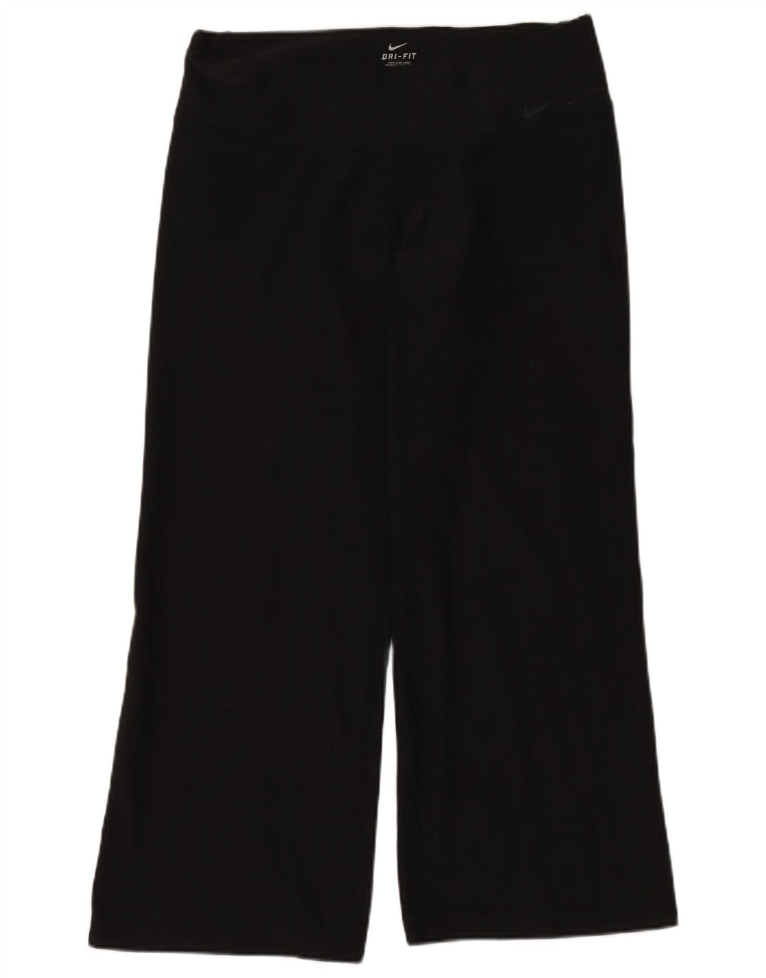 Calça de treino feminina NIKE Dri Fit UK 16 grande poliéster preto